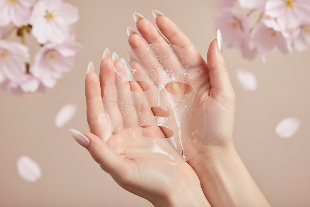 Détail masque dans les mains