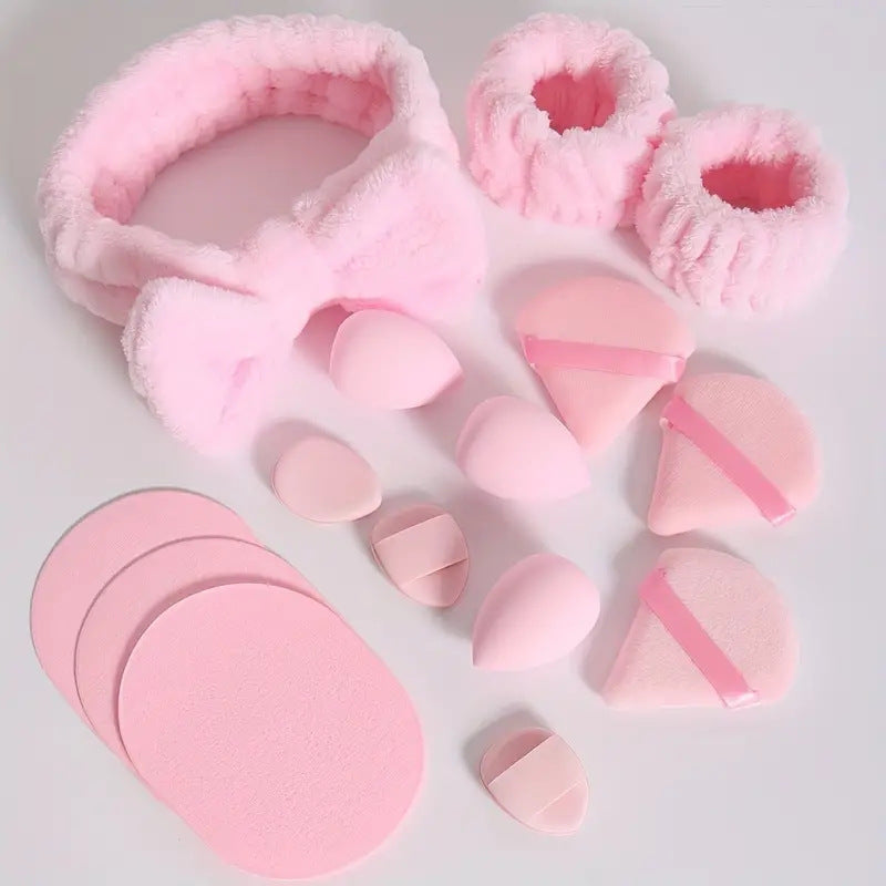 Set Accessoires Beauté - Éponges et Bandeau 🎀