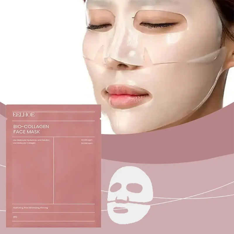 Masque Facial Hydratant au Collagène - Anti-Âge